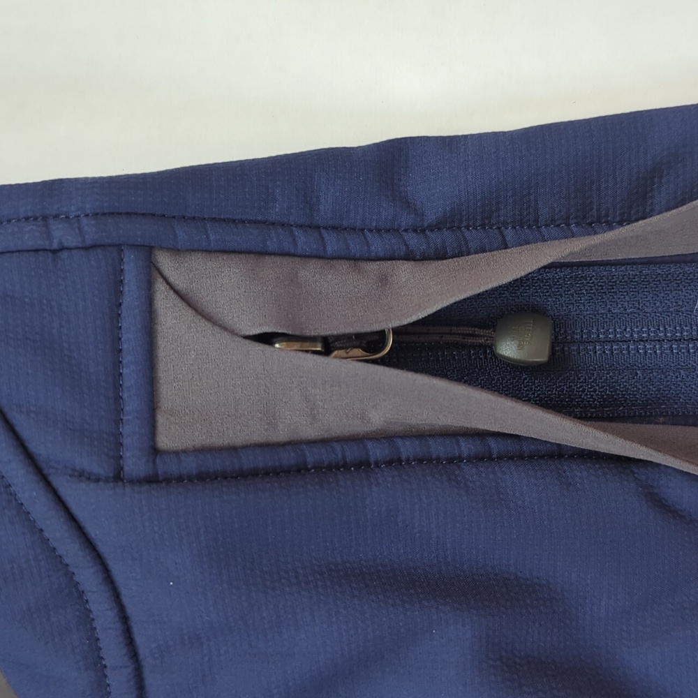 The North Face Apex Polartec Summit Series Jacket MEDIUM Blue Gray Pockets - Picture 10 of 16